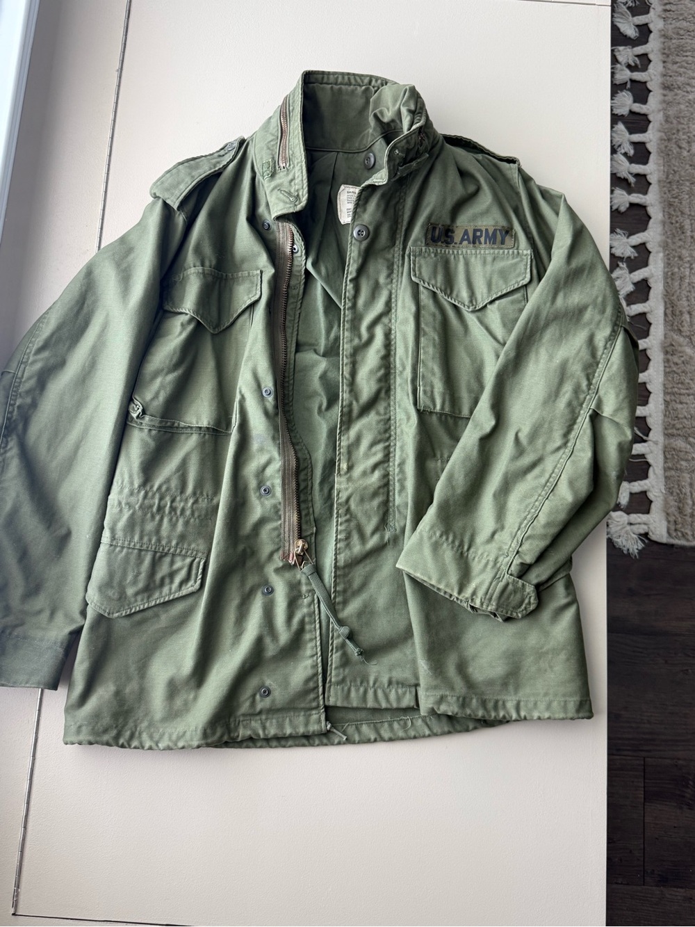 Vintage 1974 Alpha Industries US Army M-65 Field Jacket Small Regular